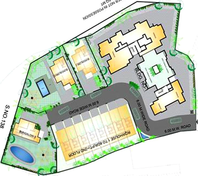 Master Plan of Satghare Viraj Residency in Tembhode, Palghar - Image 259914