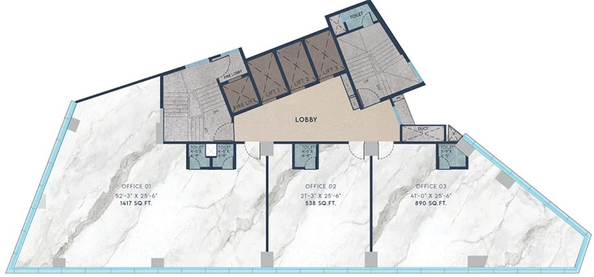 Floor Plan of Goyal Nrupa Square in Borivali West, Mumbai - Image 267337