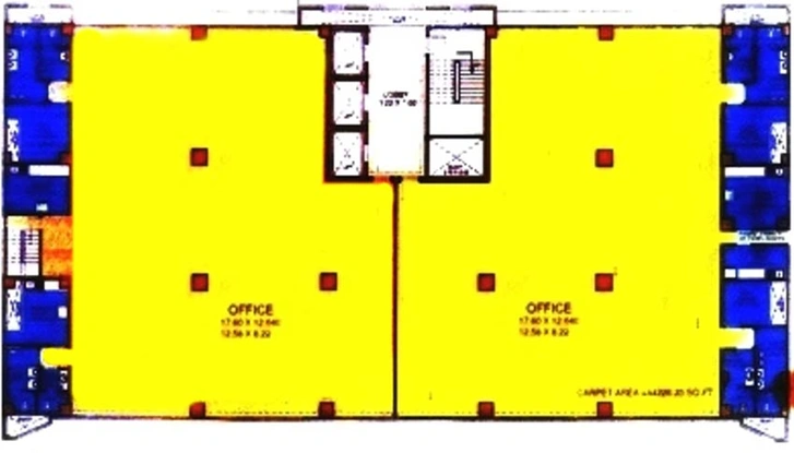 Floor Plan of Solitaire Corporate Park in Andheri East, Mumbai - Image 267122