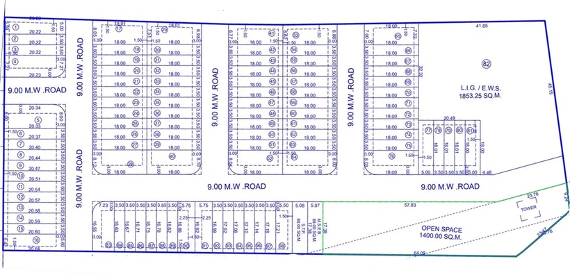 Master Plan of C Global Shrihari Nagar Phase 2 in Pathardi Phata, Nashik - Image 274881