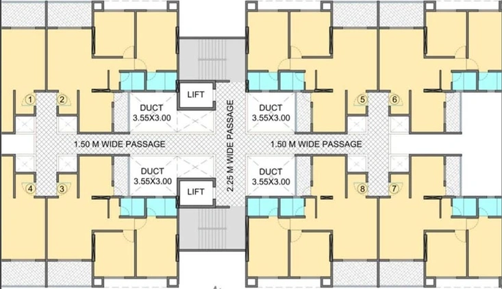 Floor Plan of Tru Meadows in Kondhwa, Pune - Image 259954
