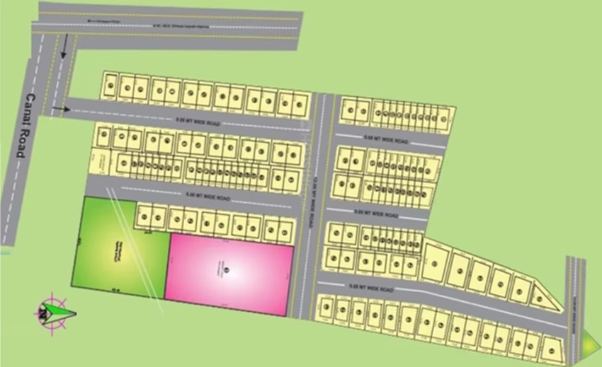 Master Plan of MR Golden Shower in Chandshi, Nashik - Image 358042