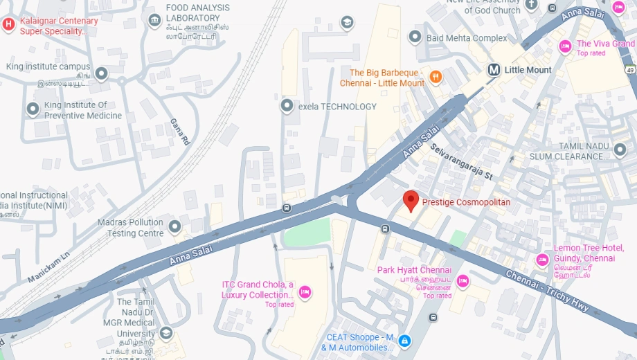 Location of Prestige Cosmopolitan in Guindy, Chennai - Image 321744