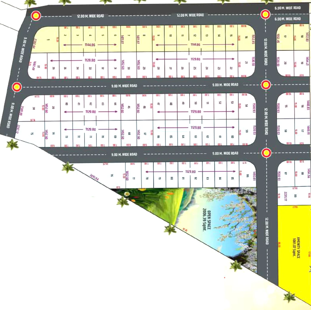 Master Plan of Krishnagiri Mahakali Greens in Kamptee Road, Nagpur - Image 367671