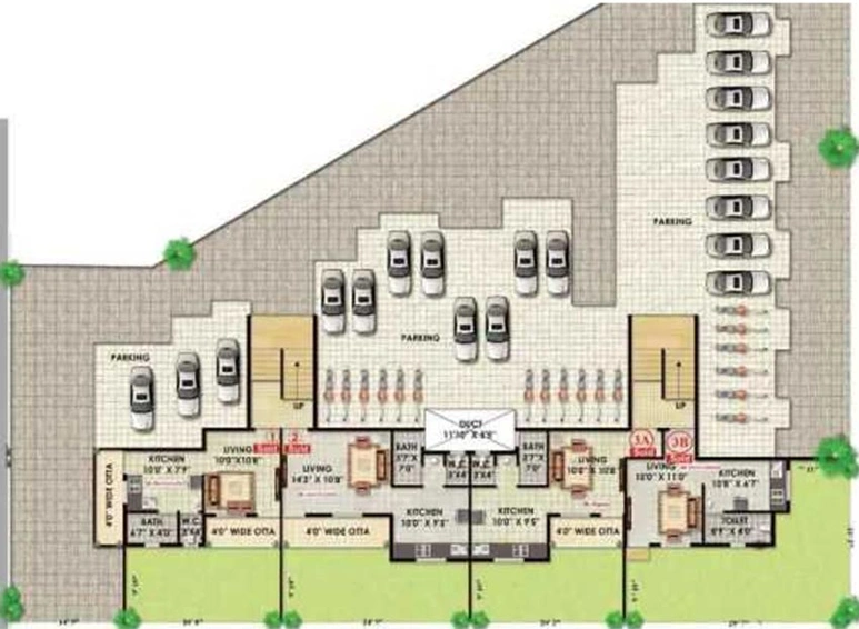 Master Plan of Subhadra Gajanan in Makhmalabad, Nashik - Image 260795