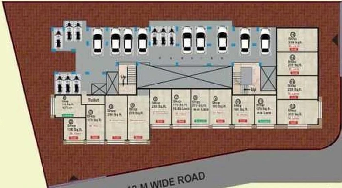 Master Plan of Subhadra Royale Nest in Pathardi Phata, Nashik - Image 260806