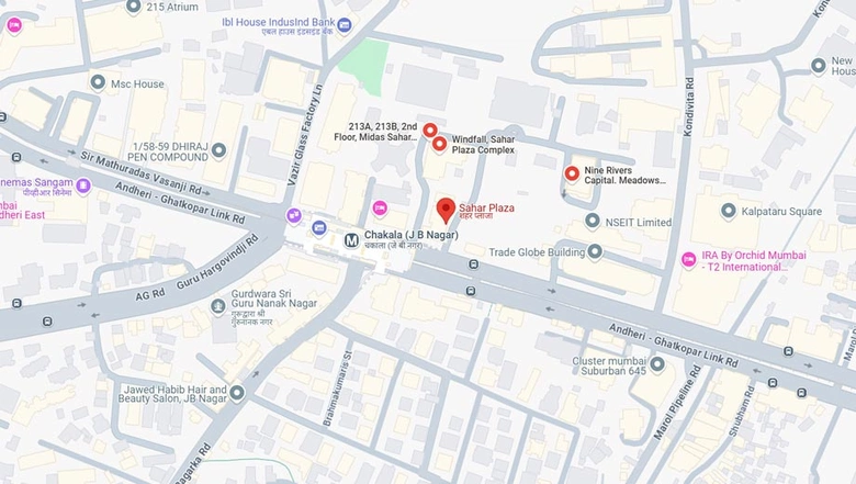 Location of Sumer Sahar Plaza Midas in Andheri East, Mumbai - Image 267259