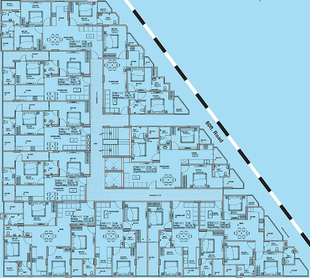 Floor Plan of Asha Livgyan in Jagatpura, Jaipur - Image 259994