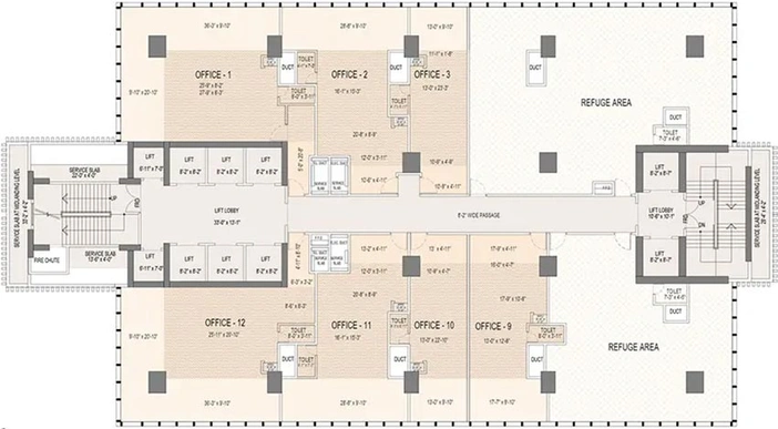 Floor Plan of Parinee I in Andheri West, Mumbai - Image 267813