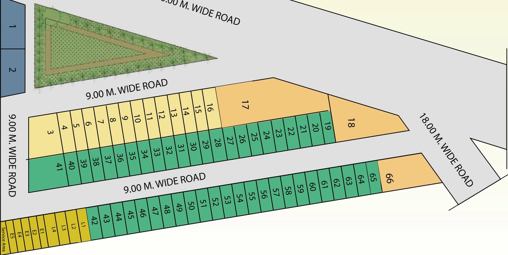 Master Plan of RR Saffron Leaf in Bada Bangarda, Indore - Image 369605