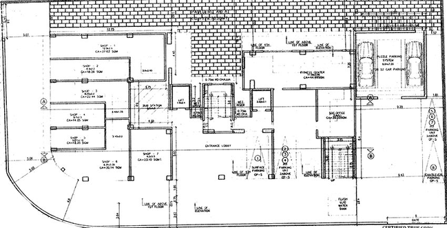 Floor Plan of Commercial Kosmos Om Heights in Malad East, Mumbai - Image 268165
