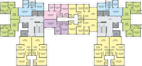 Floor Plan of Shirke Parijat Hill View in Borivali East, Mumbai - Image 34744
