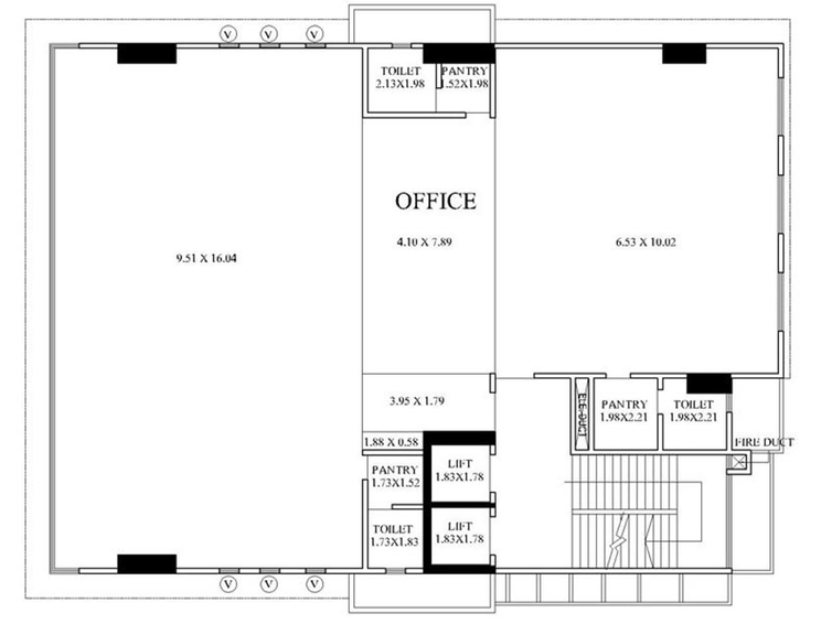Floor Plan of Rodium X Cube in Andheri West, Mumbai - Image 268371