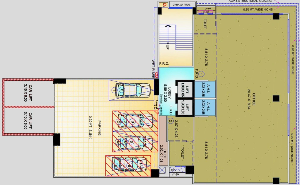 Floor Plan of Atul First Avenue in Malad West, Mumbai - Image 278679