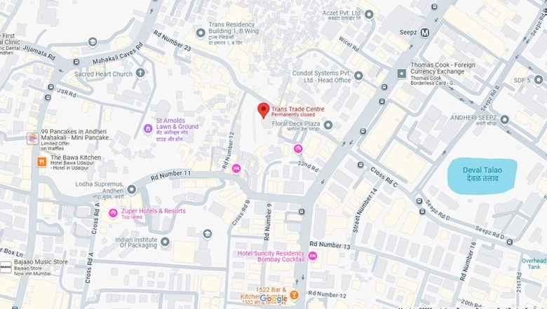 Location of Trans Trade Centre in Andheri East, Mumbai - Image 278895
