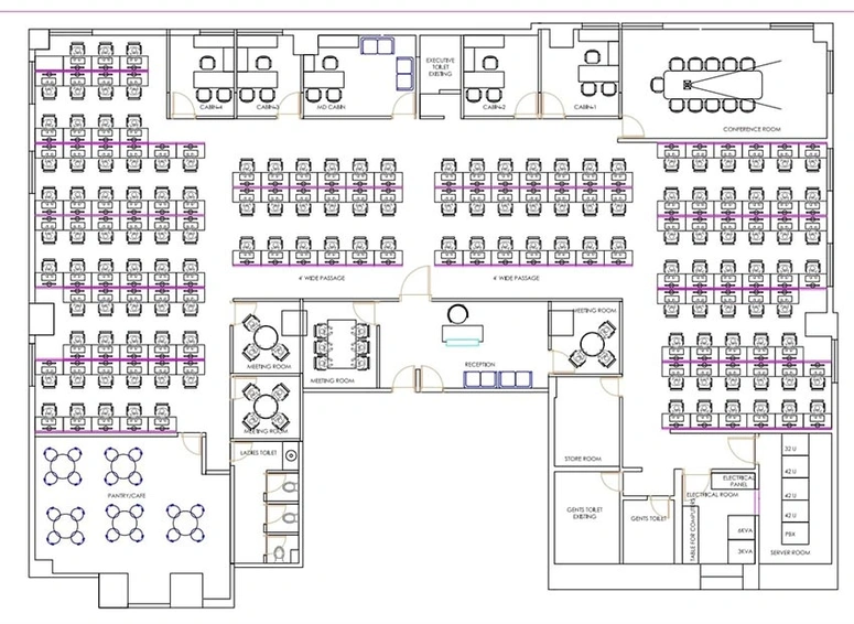 Floor Plan of Mirchandani Business Park in Andheri East, Mumbai - Image 268192