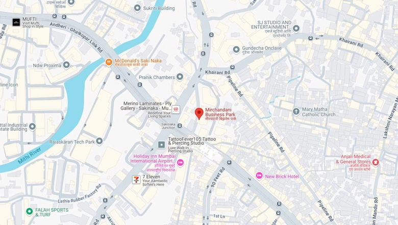 Location of Mirchandani Business Park in Andheri East, Mumbai - Image 268191