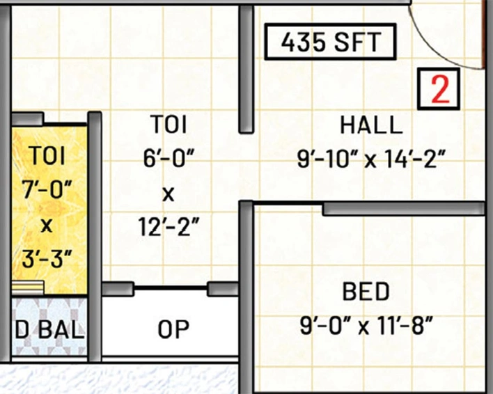 1 BHK Flat in Sushmita Diamond Palace in Bhiwandi, Thane - Image 849197