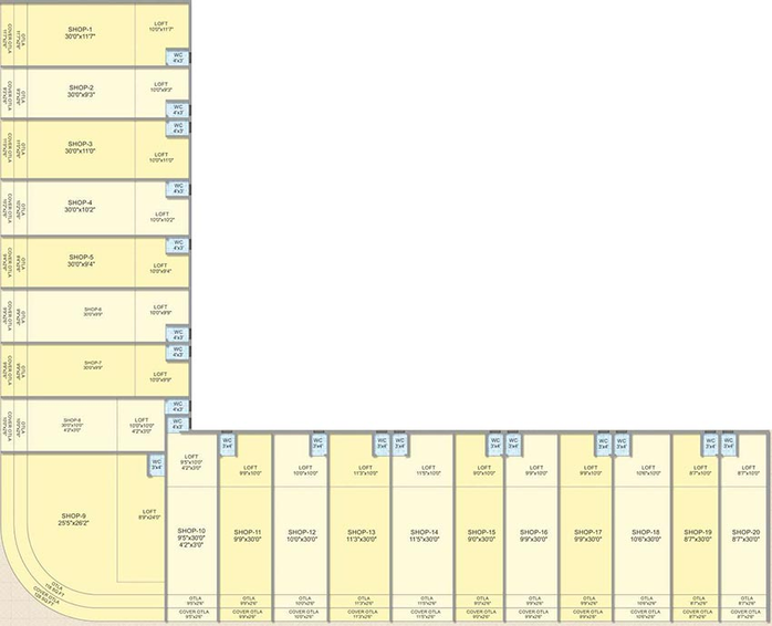 Floor Plan of Zillion Tower in Dronagiri, Navi Mumbai - Image 270156