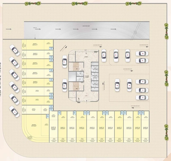 Master Plan of Zillion Tower in Dronagiri, Navi Mumbai - Image 270158