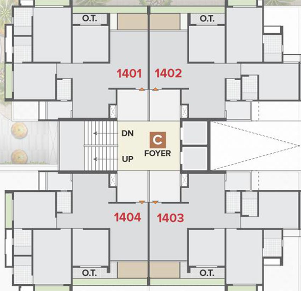Floor Plan of Satvam Shilaj Sky in Shilaj, Ahmedabad - Image 260163