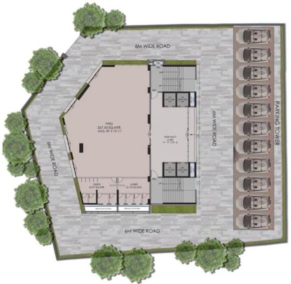 Master Plan of Bhutra The Pentagon in Bhayandar East, Thane - Image 269141