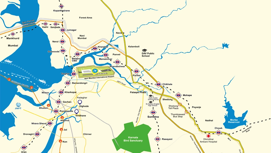 Location of Fivebric Land in Belapur, Navi Mumbai - Image 360223