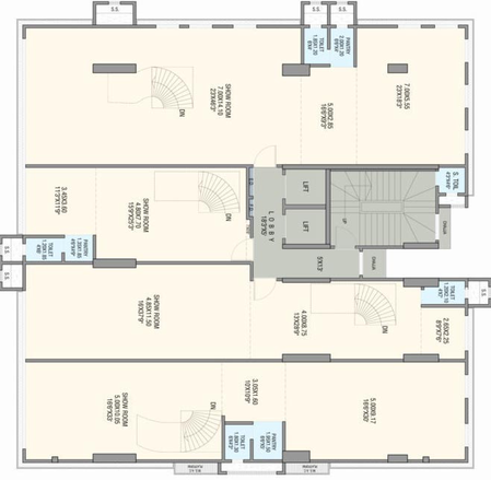 Floor Plan of Grande Edifice in Kandivali East, Mumbai - Image 278104