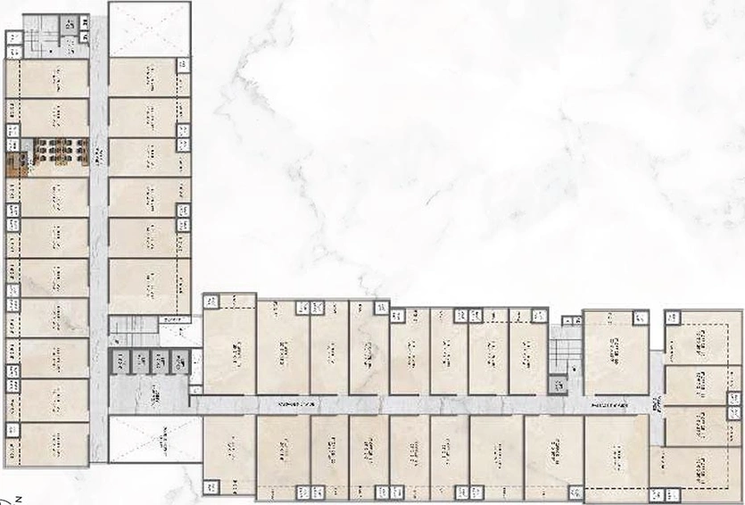 Floor Plan of Squarefeet Centura Square in Thane West, Thane - Image 269965