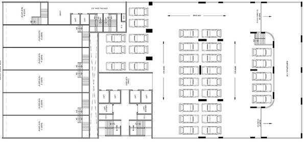 Floor Plan of One Platinum in Belapur, Navi Mumbai - Image 269486