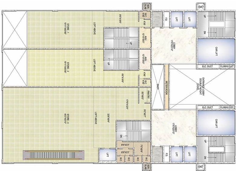 Floor Plan of Goodwill Excellency in Vashi, Navi Mumbai - Image 269420