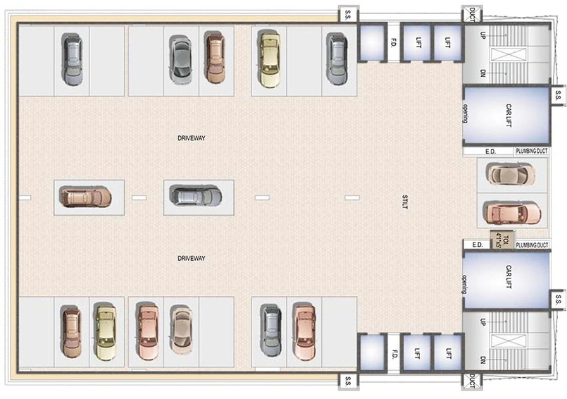 Master Plan of Goodwill Excellency in Vashi, Navi Mumbai - Image 269423