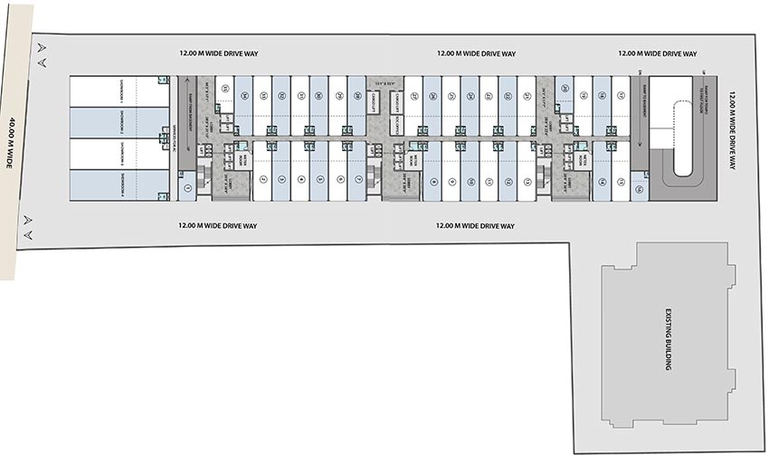 Master Plan of Goodwill Bizhub in Turbhe, Navi Mumbai - Image 269414