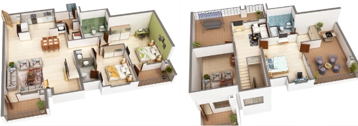 3 BHK Penthouse in Vaishnavi Pinnacle in Whitefield, Bangalore - Image 898475