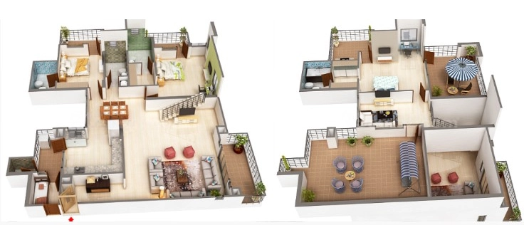 3 BHK Penthouse in Vaishnavi Pinnacle in Whitefield, Bangalore - Image 898476