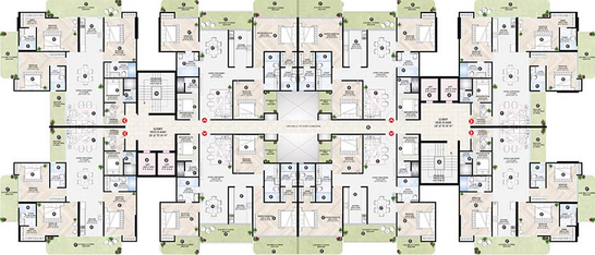 Floor Plan of Baba Kailasha Estate in Raj Nagar Extension, Ghaziabad - Image 260336