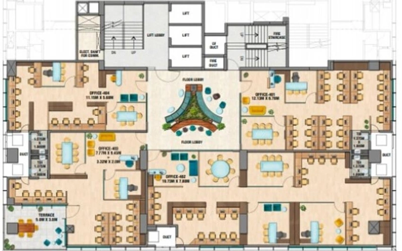 Floor Plan of Naiknavare 7 Business Square in Shivaji Nagar, Pune - Image 270222