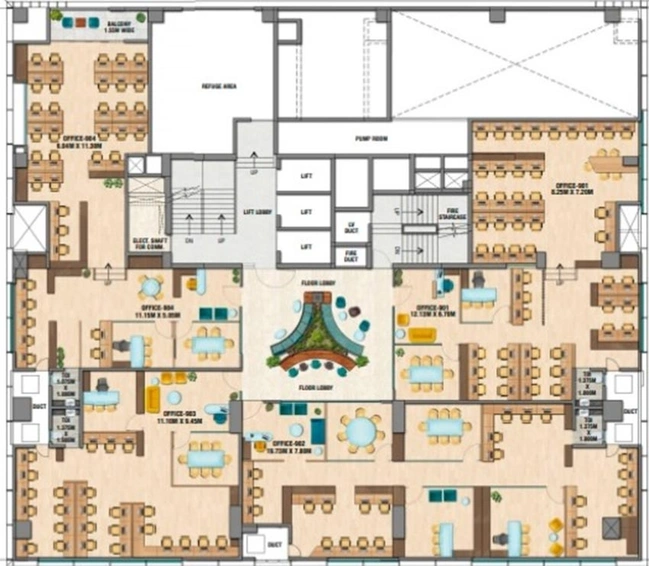 Floor Plan of Naiknavare 7 Business Square in Shivaji Nagar, Pune - Image 270221