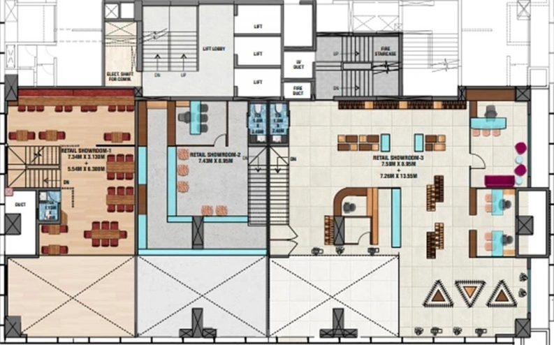 Floor Plan of Naiknavare 7 Business Square in Shivaji Nagar, Pune - Image 270219