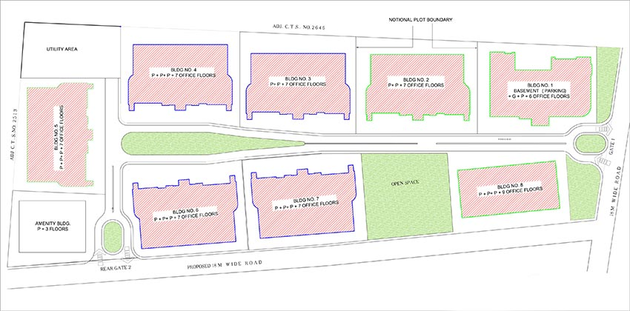 Master Plan of Commerzone Yerawada in Yerawada, Pune - Image 271142