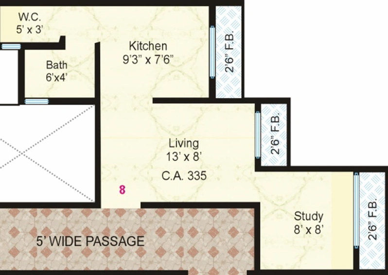 1 BHK Flat in Mrida Hasha Heights in Virar East, Palghar - Image 630261