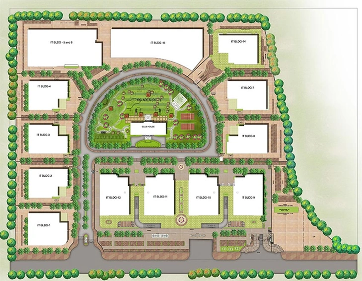Master Plan of Mindspace Airoli East in Airoli, Navi Mumbai - Image 269451
