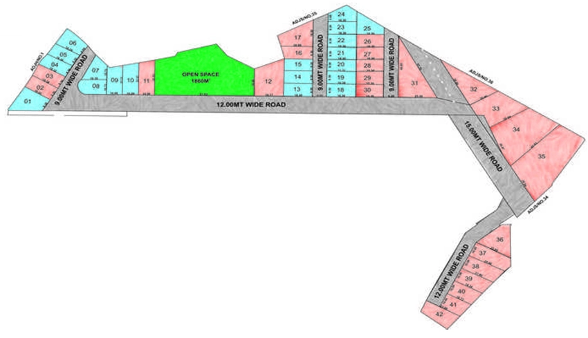 Master Plan of Mirador Oasis Estate Phase 2 in Shahapur, Thane - Image 362236