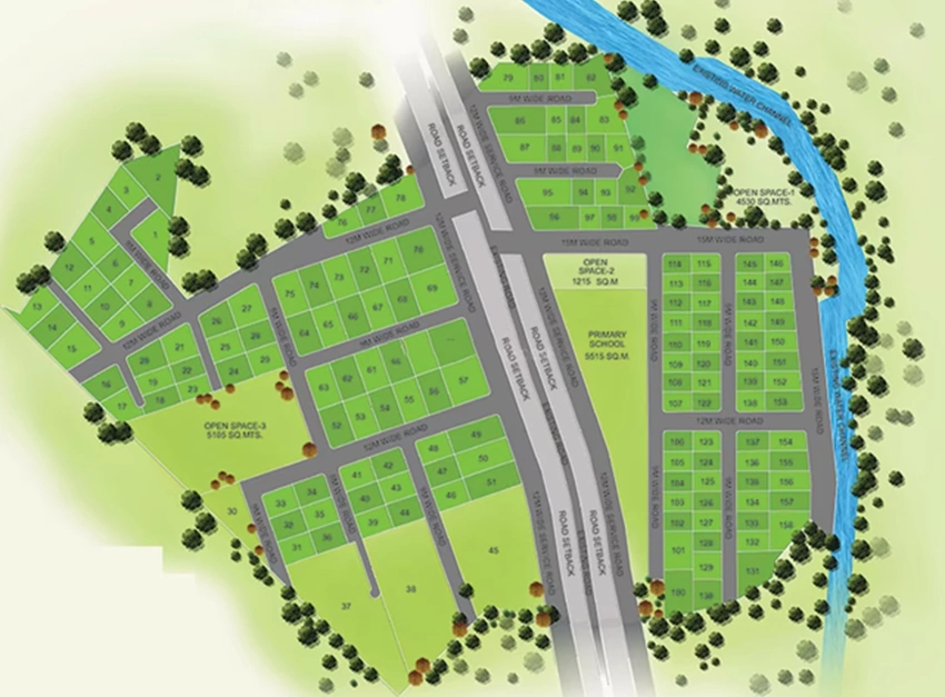 Master Plan of Bhide Euro Ville Phase 1 in Shahapur, Thane - Image 362428