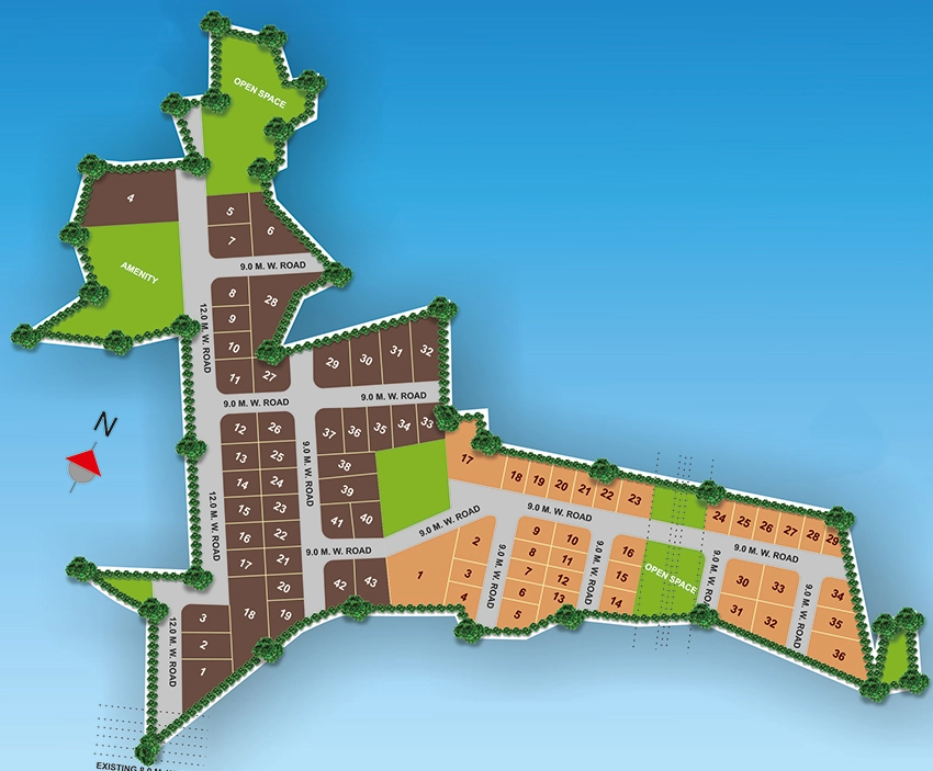 Master Plan of Indo Bella Vista 8 in Shahapur, Thane - Image 362522
