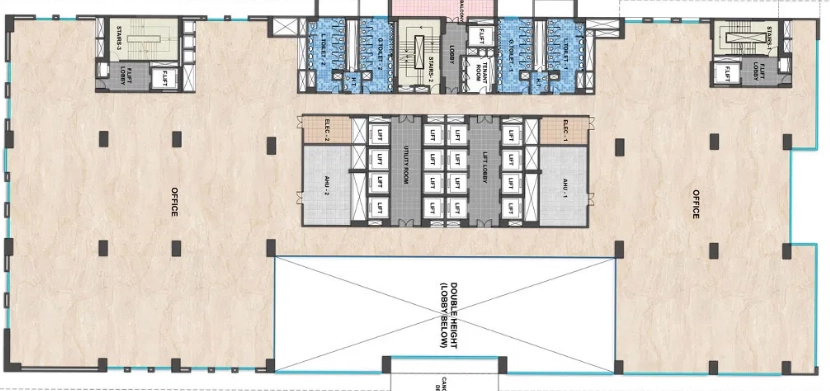 Floor Plan of Rajapushpa Paradigm in Gachibowli, Hyderabad - Image 319749