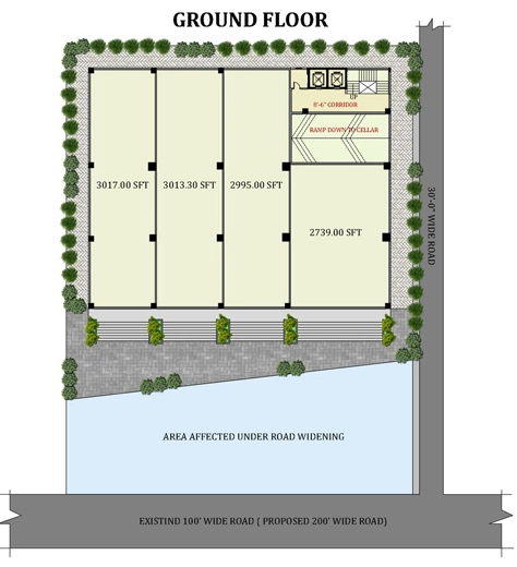 Master Plan of Fortune Cyber in Gachibowli, Hyderabad - Image 319472
