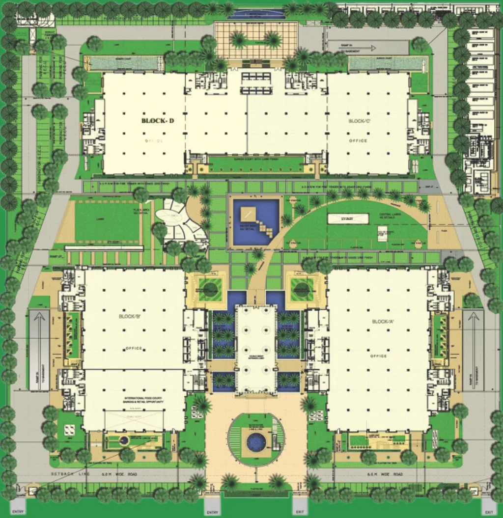 Master Plan of DLF IT Park in Sector 143, Noida - Image 304612