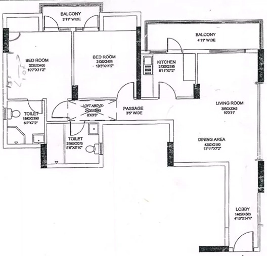 2 BHK Flat in DLF Capital Greens in Moti Nagar, New Delhi - Image 881408