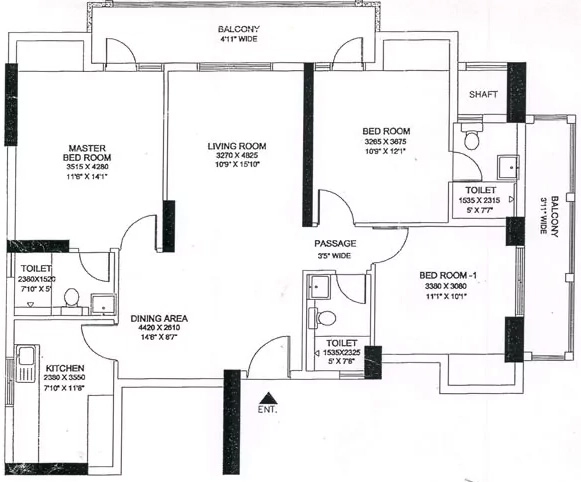 3 BHK Flat in DLF Capital Greens in Moti Nagar, New Delhi - Image 881411
